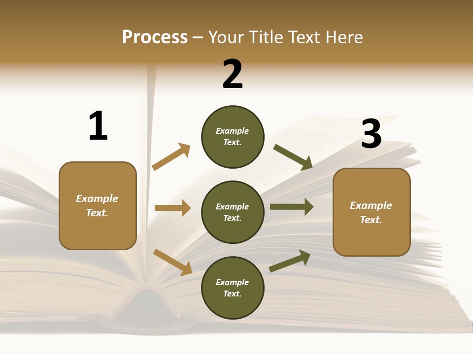 Retro Arrangement Novel PowerPoint Template
