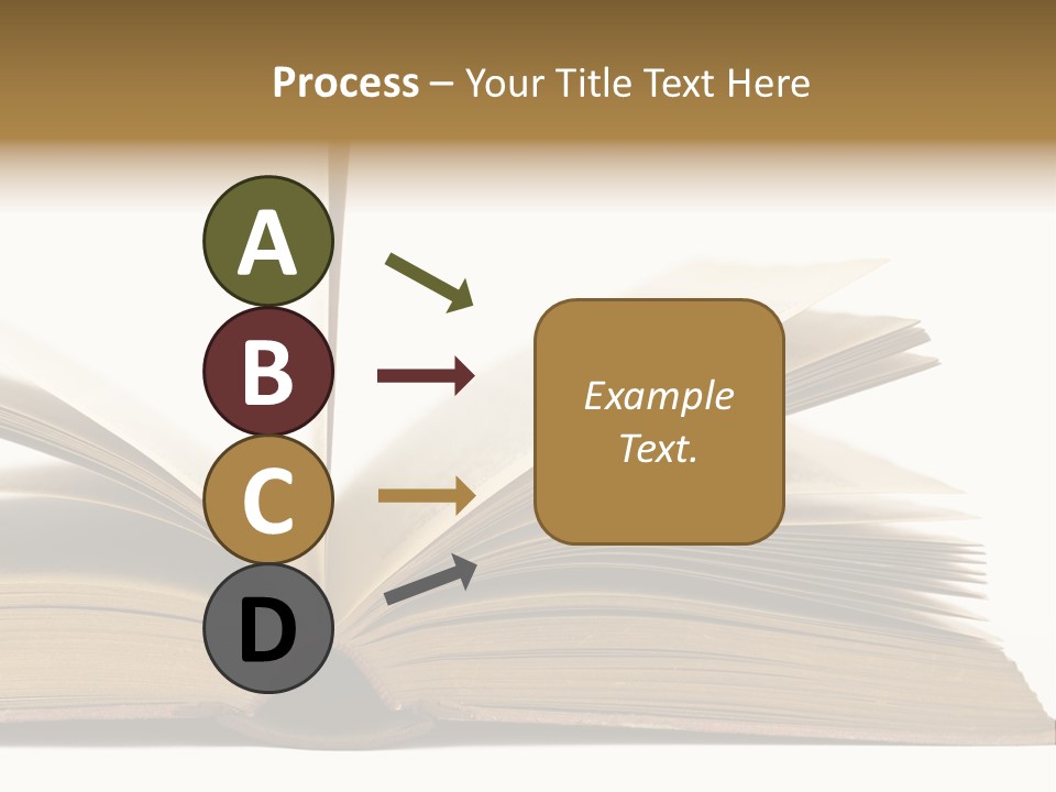 Retro Arrangement Novel PowerPoint Template