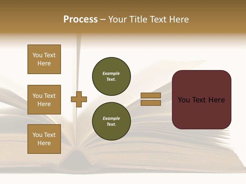 Retro Arrangement Novel PowerPoint Template