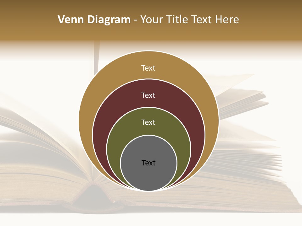 Retro Arrangement Novel PowerPoint Template
