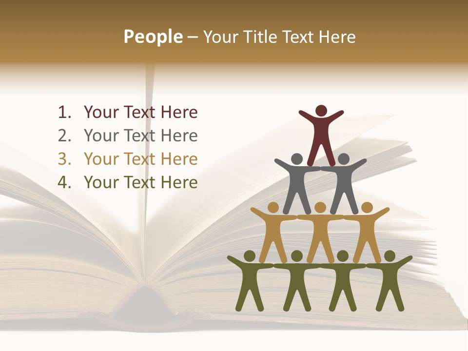 Retro Arrangement Novel PowerPoint Template