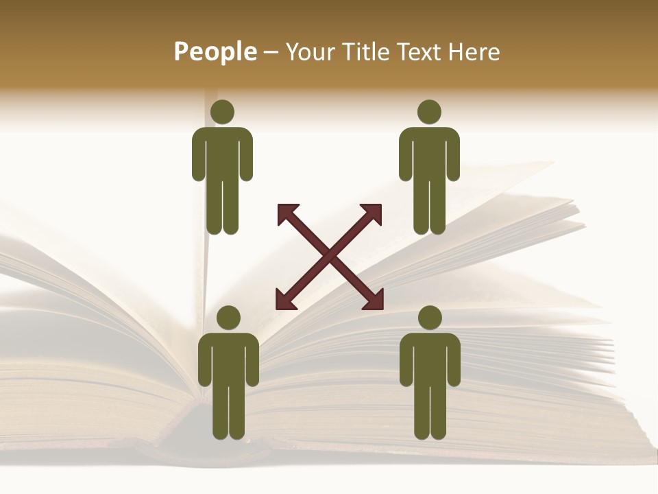 Retro Arrangement Novel PowerPoint Template