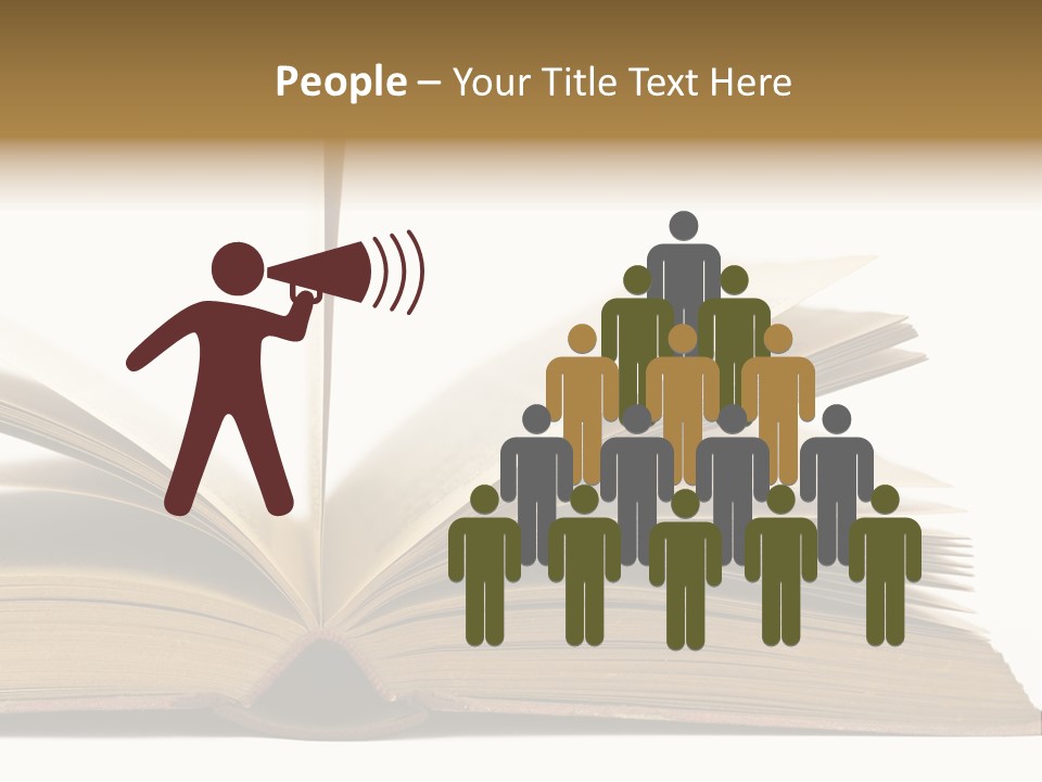 Retro Arrangement Novel PowerPoint Template