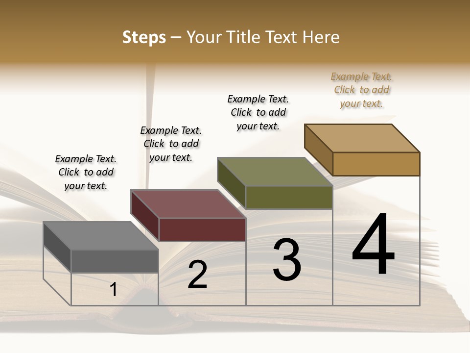 Retro Arrangement Novel PowerPoint Template