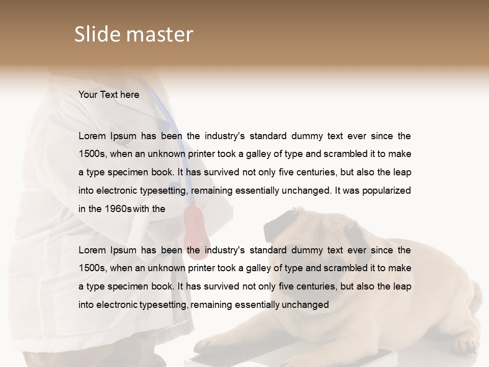 Adorable Scales Purebred PowerPoint Template