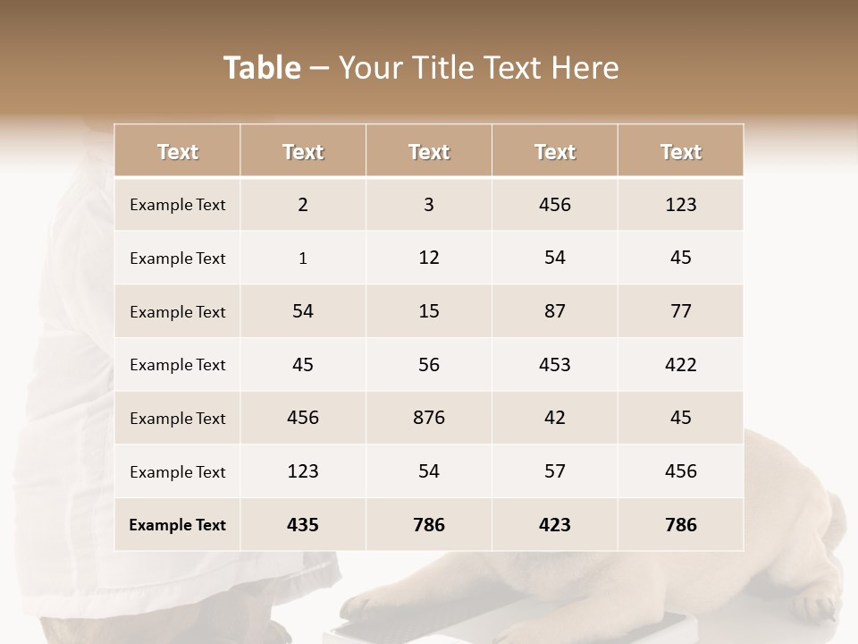 Adorable Scales Purebred PowerPoint Template