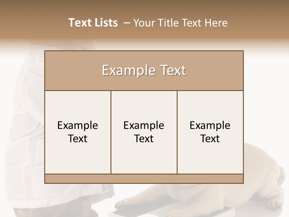 Adorable Scales Purebred PowerPoint Template