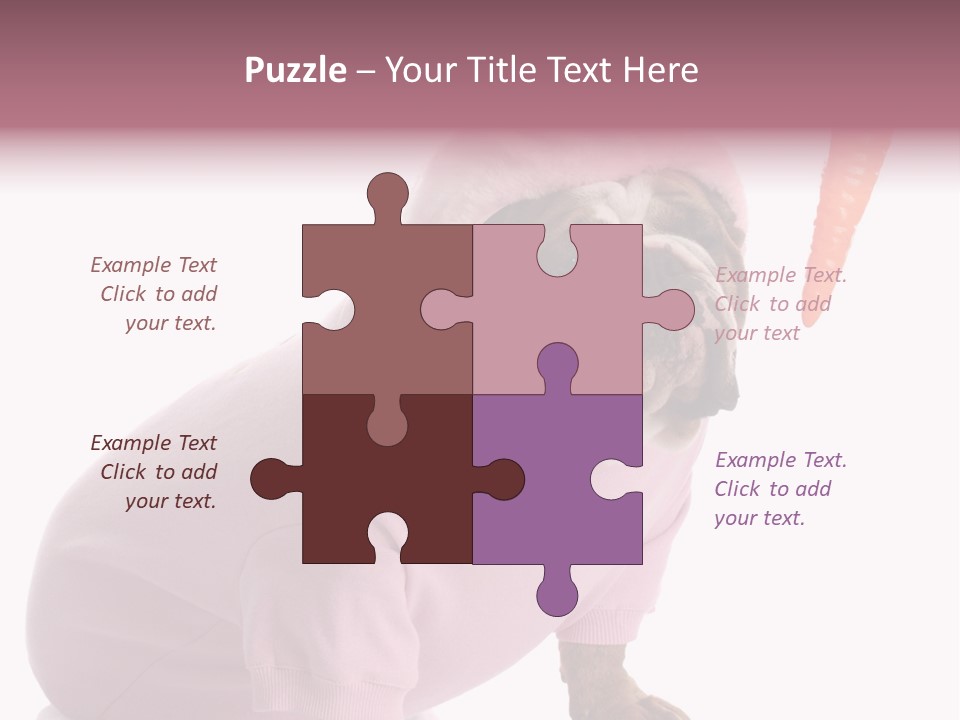 Puppy Animal Emotion PowerPoint Template