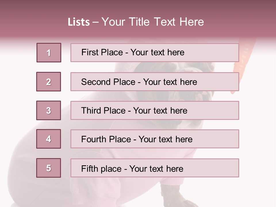 Puppy Animal Emotion PowerPoint Template