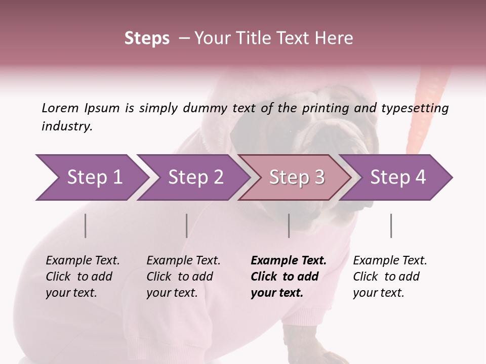 Puppy Animal Emotion PowerPoint Template