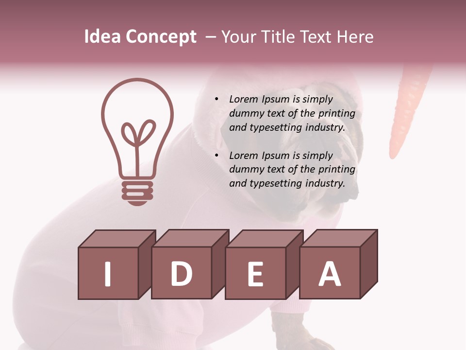 Puppy Animal Emotion PowerPoint Template