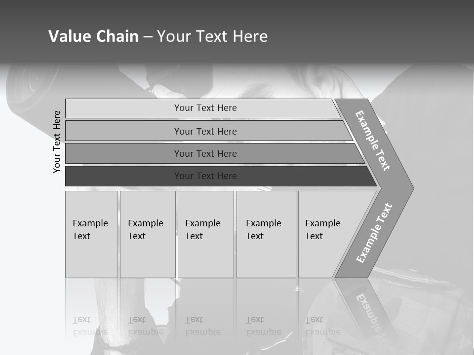 A Man Is Holding A Camera And Taking A Picture PowerPoint Template