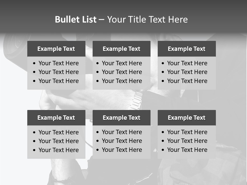 A Man Is Holding A Camera And Taking A Picture PowerPoint Template