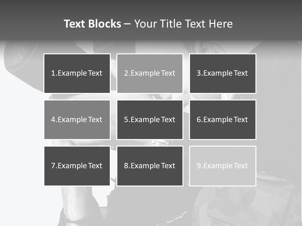 A Man Is Holding A Camera And Taking A Picture PowerPoint Template