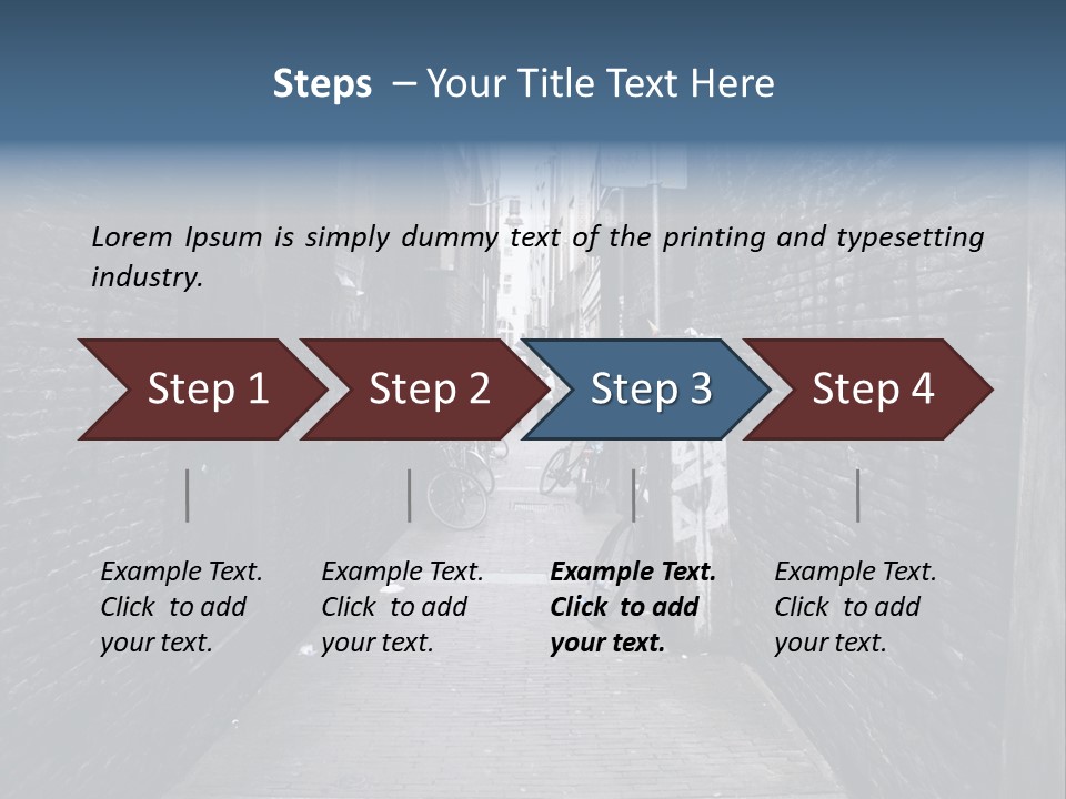 Beautiful Tourism Dunes PowerPoint Template