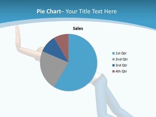 Adult Happy Sitting PowerPoint Template