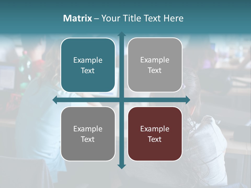 Adult Happy Sitting PowerPoint Template