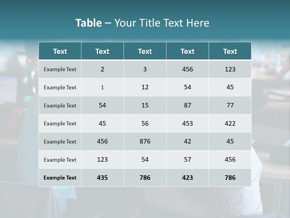 Adult Happy Sitting PowerPoint Template