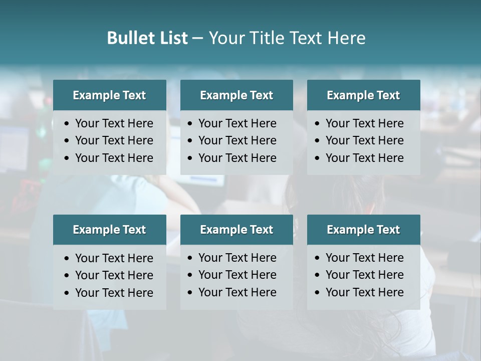 Adult Happy Sitting PowerPoint Template