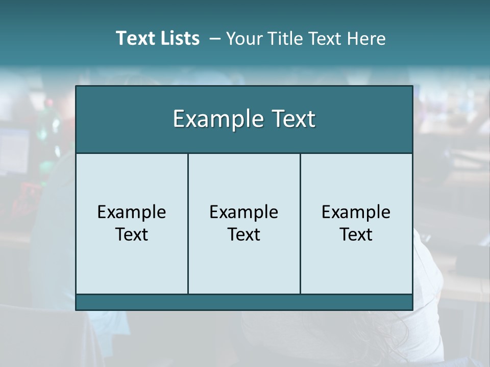 Adult Happy Sitting PowerPoint Template