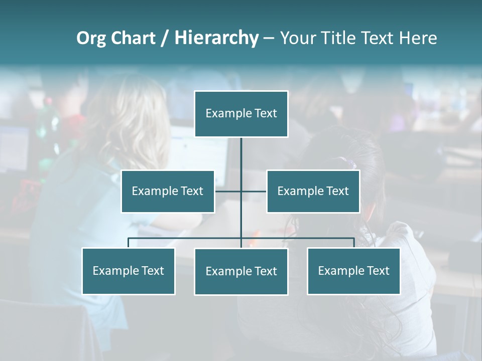 Adult Happy Sitting PowerPoint Template