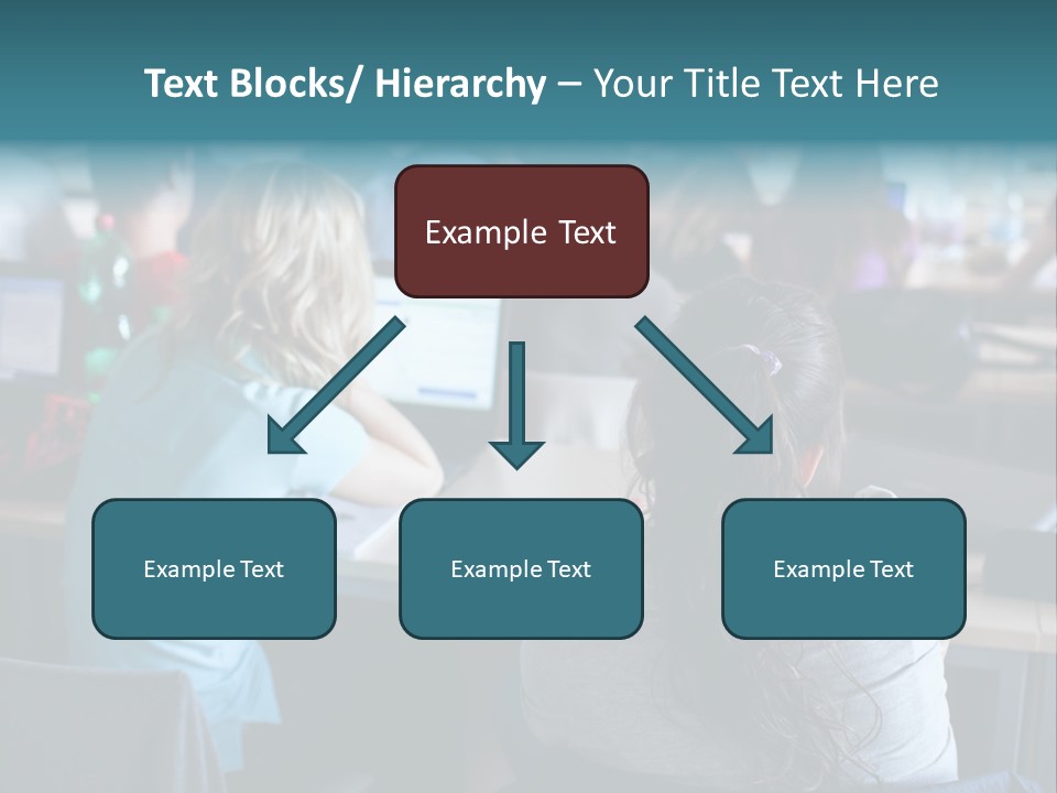 Adult Happy Sitting PowerPoint Template