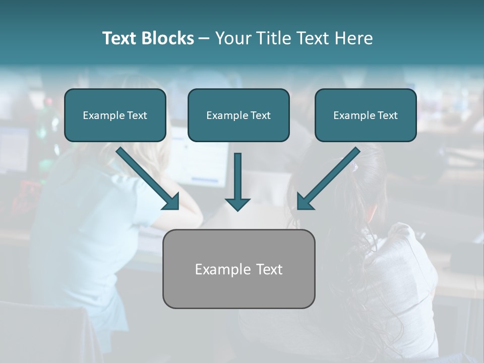 Adult Happy Sitting PowerPoint Template