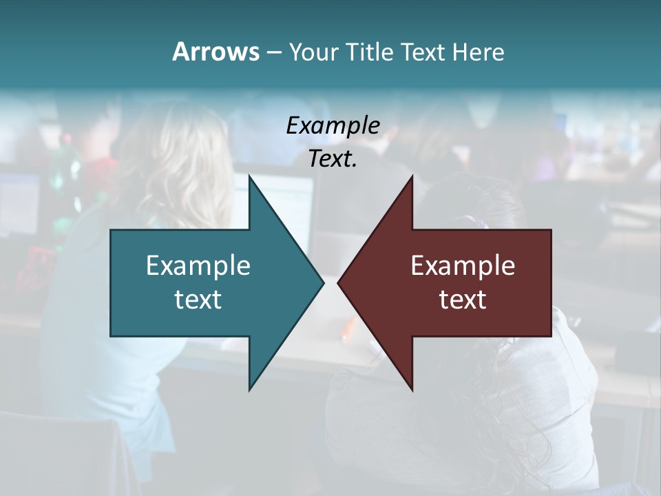 Adult Happy Sitting PowerPoint Template