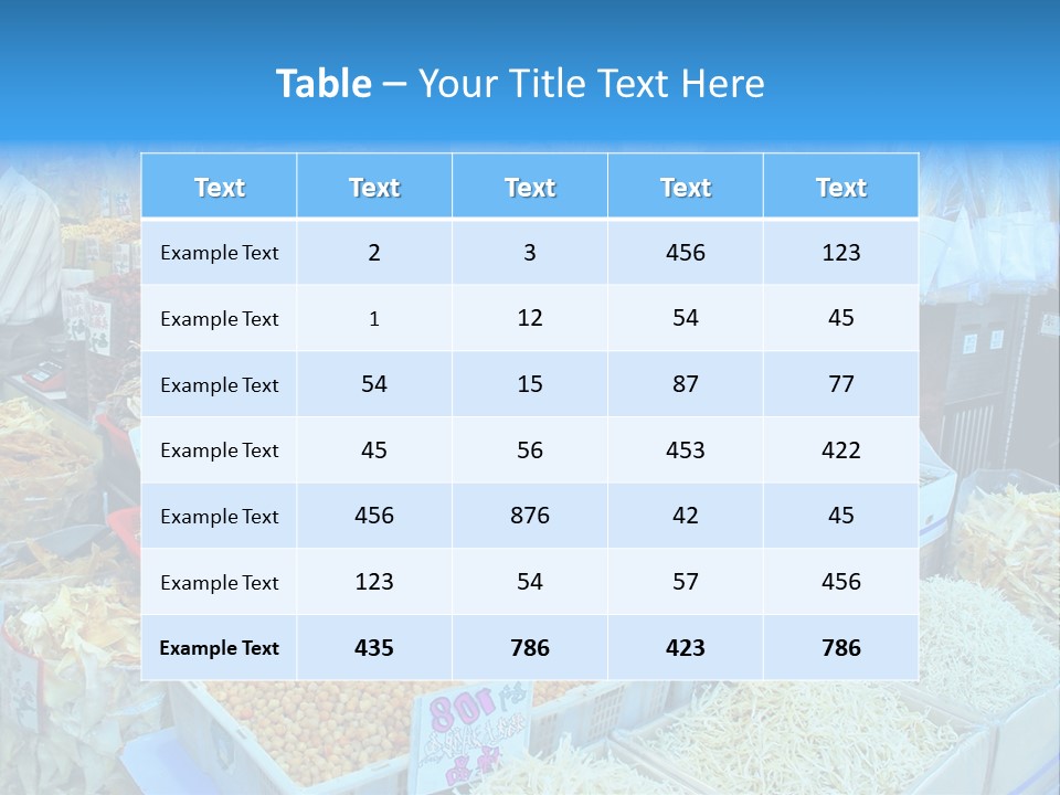 A Man Standing In Front Of A Store Filled With Lots Of Food PowerPoint Template