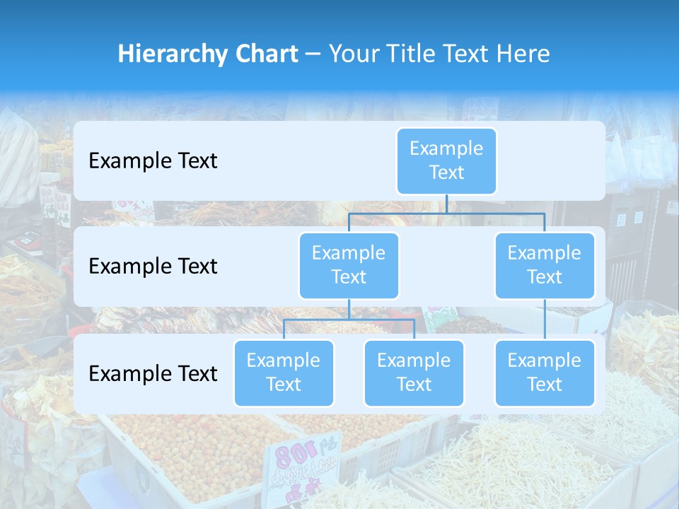 A Man Standing In Front Of A Store Filled With Lots Of Food PowerPoint Template