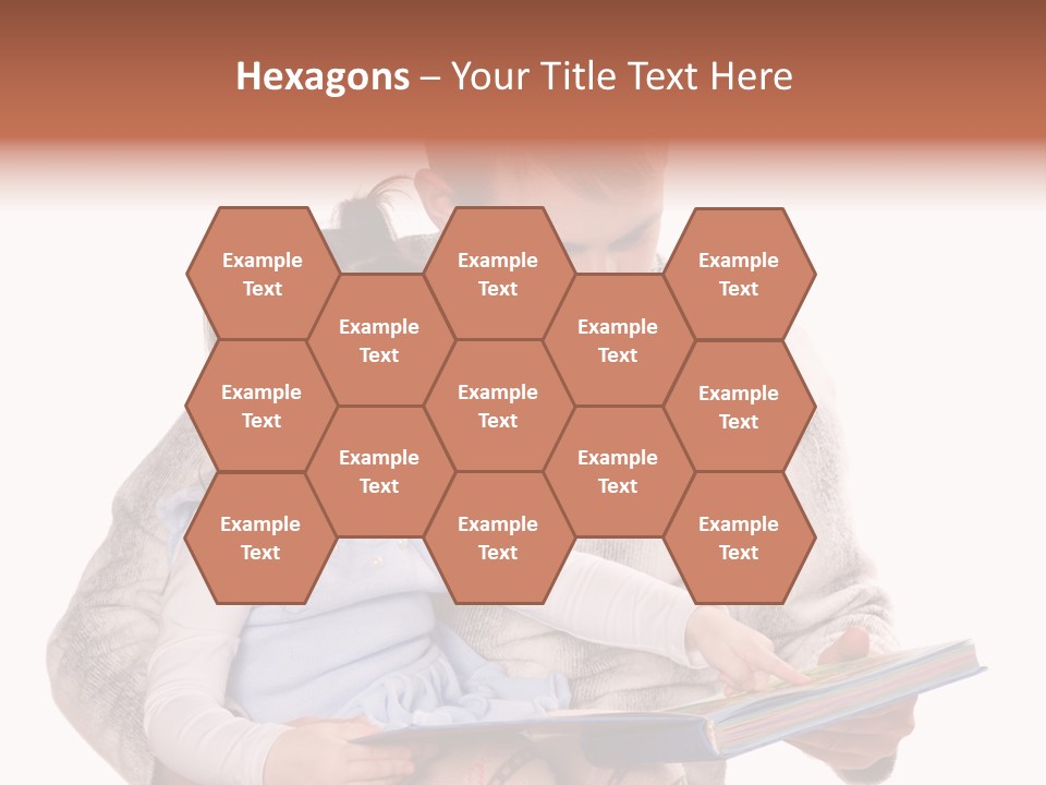 A Man Reading A Book To A Little Girl PowerPoint Template