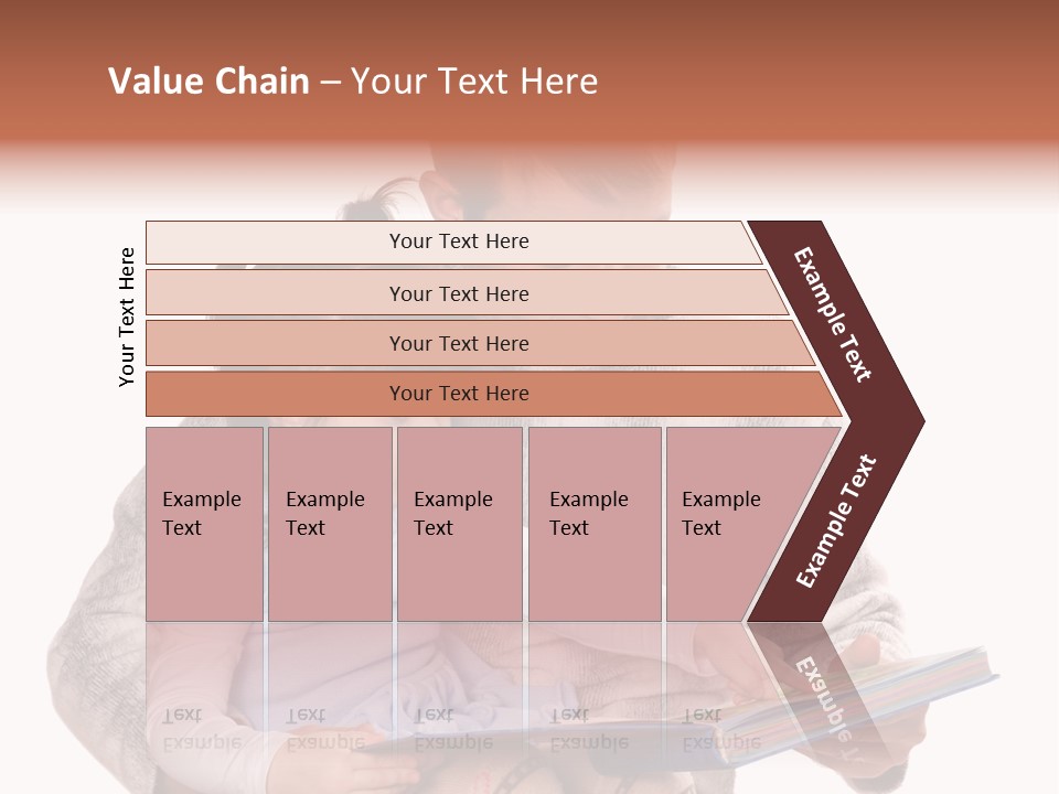 A Man Reading A Book To A Little Girl PowerPoint Template