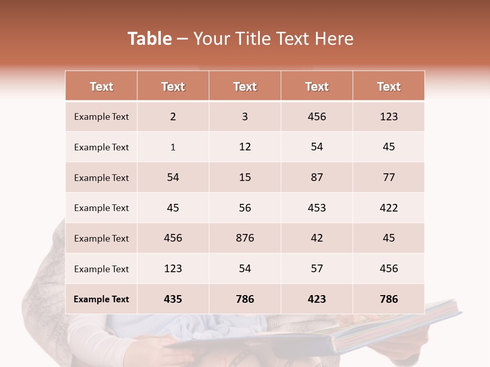 A Man Reading A Book To A Little Girl PowerPoint Template