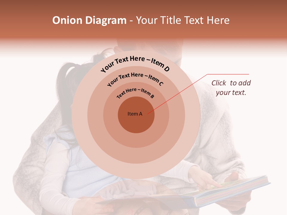 A Man Reading A Book To A Little Girl PowerPoint Template