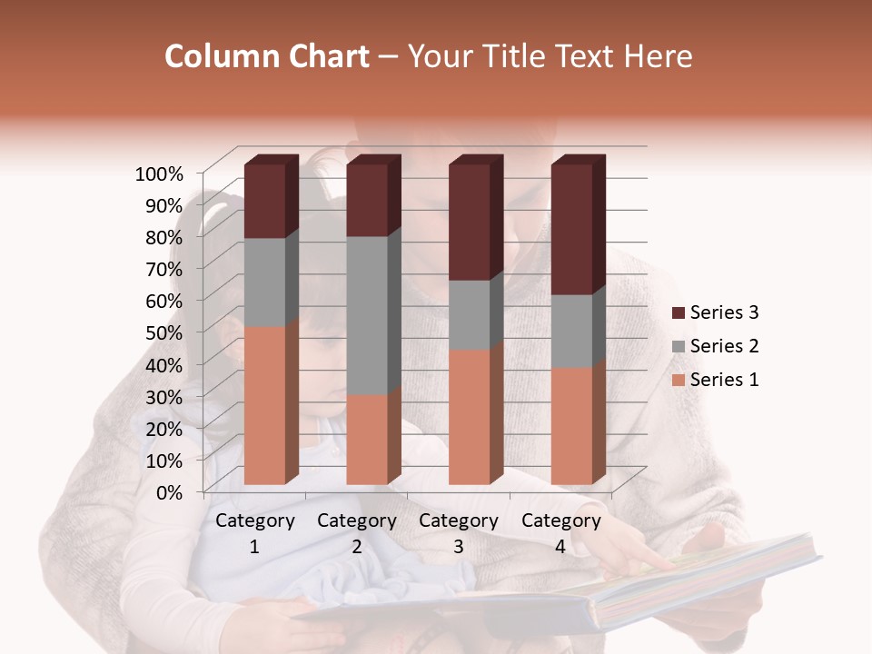 A Man Reading A Book To A Little Girl PowerPoint Template