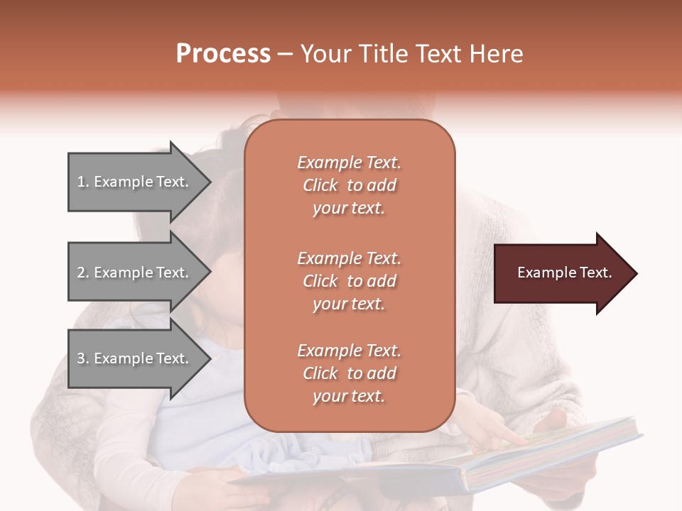 A Man Reading A Book To A Little Girl PowerPoint Template