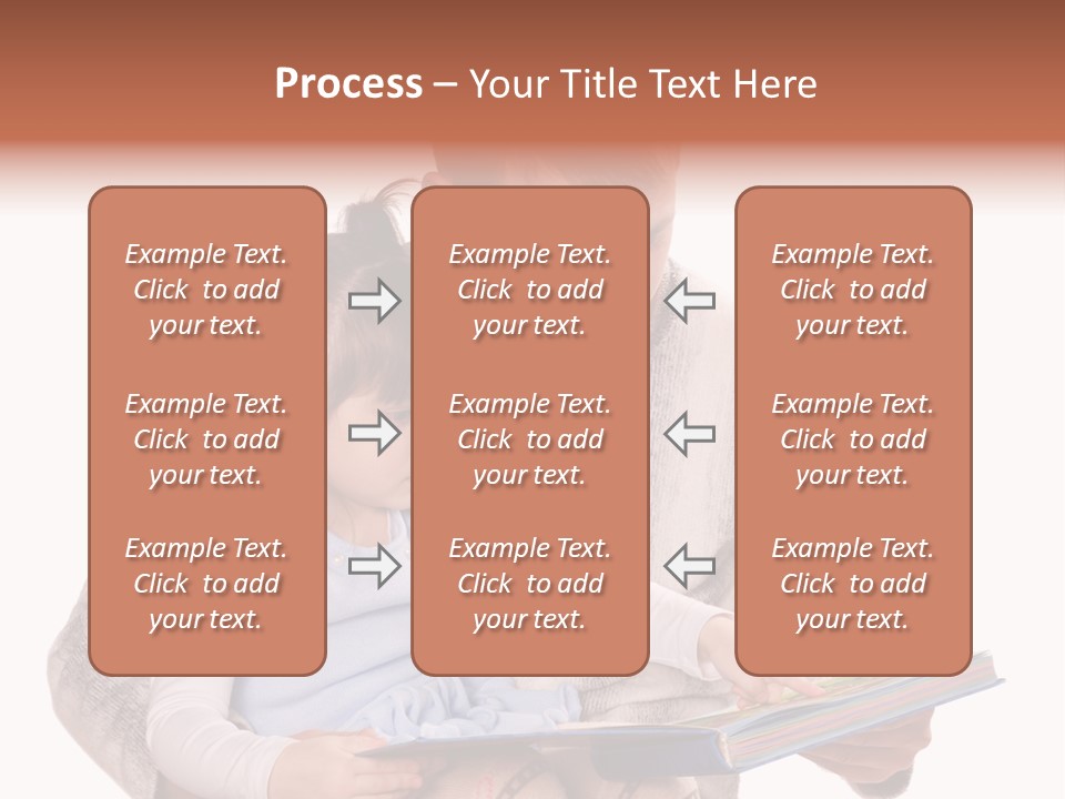 A Man Reading A Book To A Little Girl PowerPoint Template