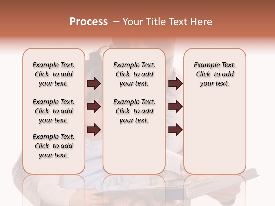 A Man Reading A Book To A Little Girl PowerPoint Template
