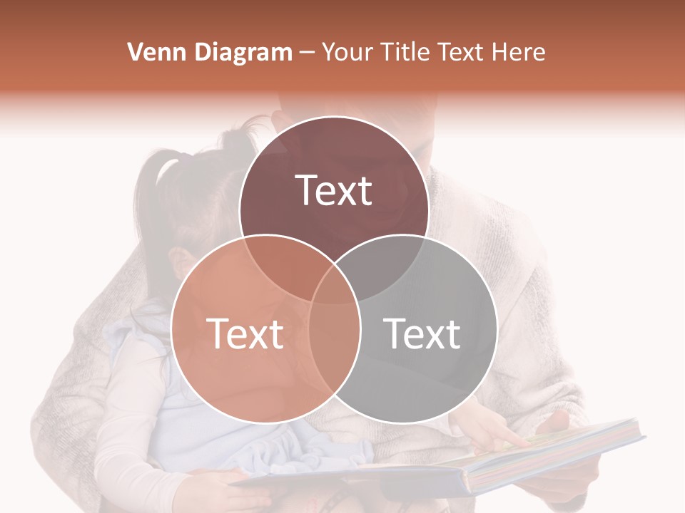 A Man Reading A Book To A Little Girl PowerPoint Template