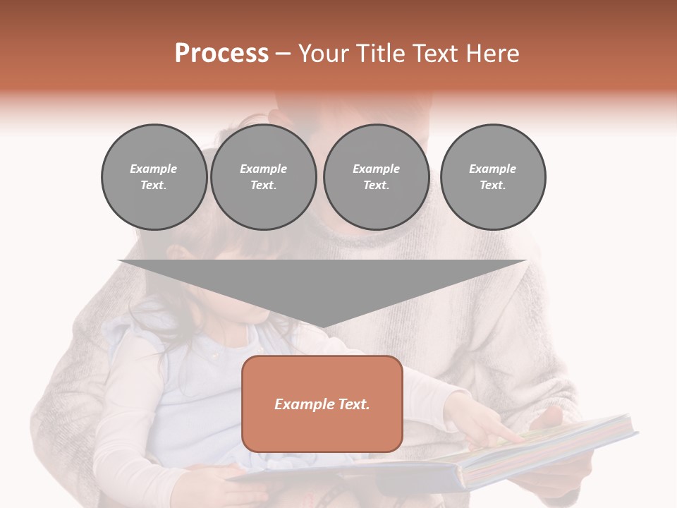 A Man Reading A Book To A Little Girl PowerPoint Template