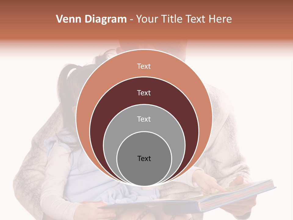 A Man Reading A Book To A Little Girl PowerPoint Template