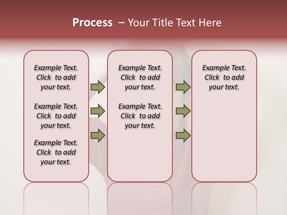 A Young Boy With His Hands On His Head PowerPoint Template