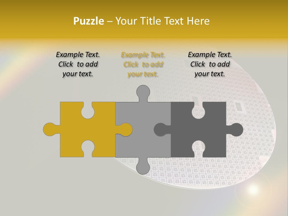 A Round Object With A Rainbow In The Background PowerPoint Template