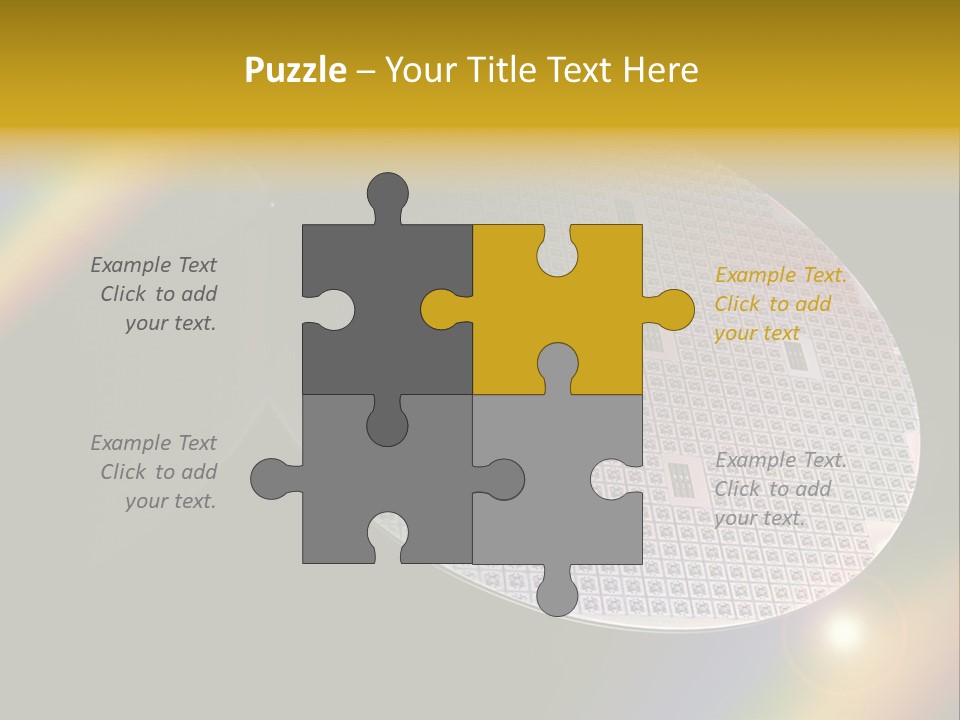 A Round Object With A Rainbow In The Background PowerPoint Template