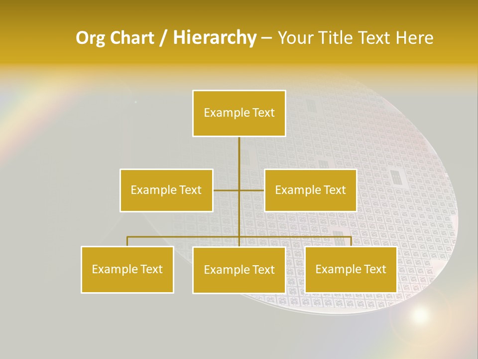A Round Object With A Rainbow In The Background PowerPoint Template