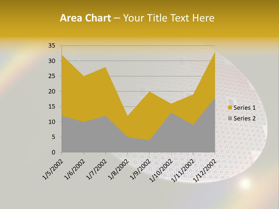 A Round Object With A Rainbow In The Background PowerPoint Template