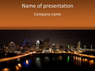 Cityscape Metropolis Lifestyle PowerPoint Template