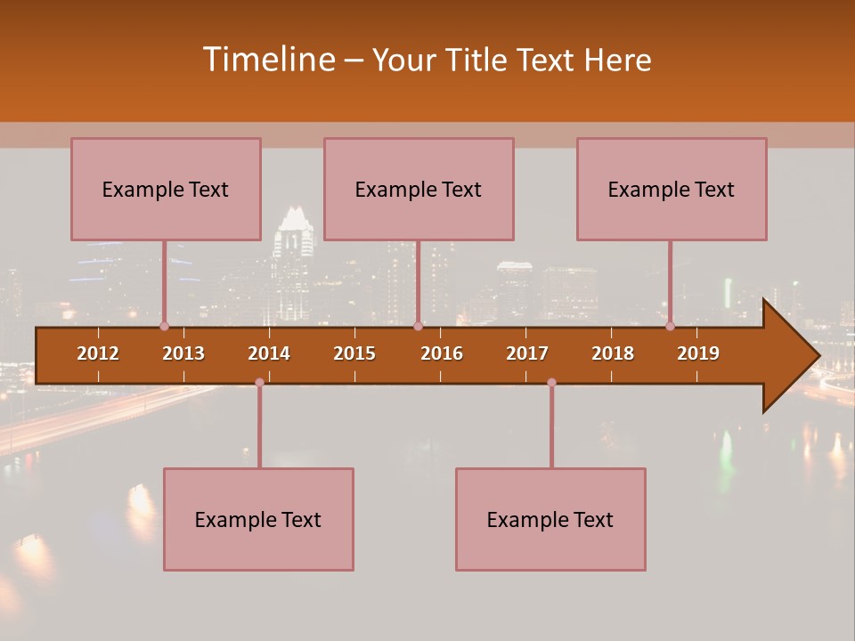Cityscape Metropolis Lifestyle PowerPoint Template