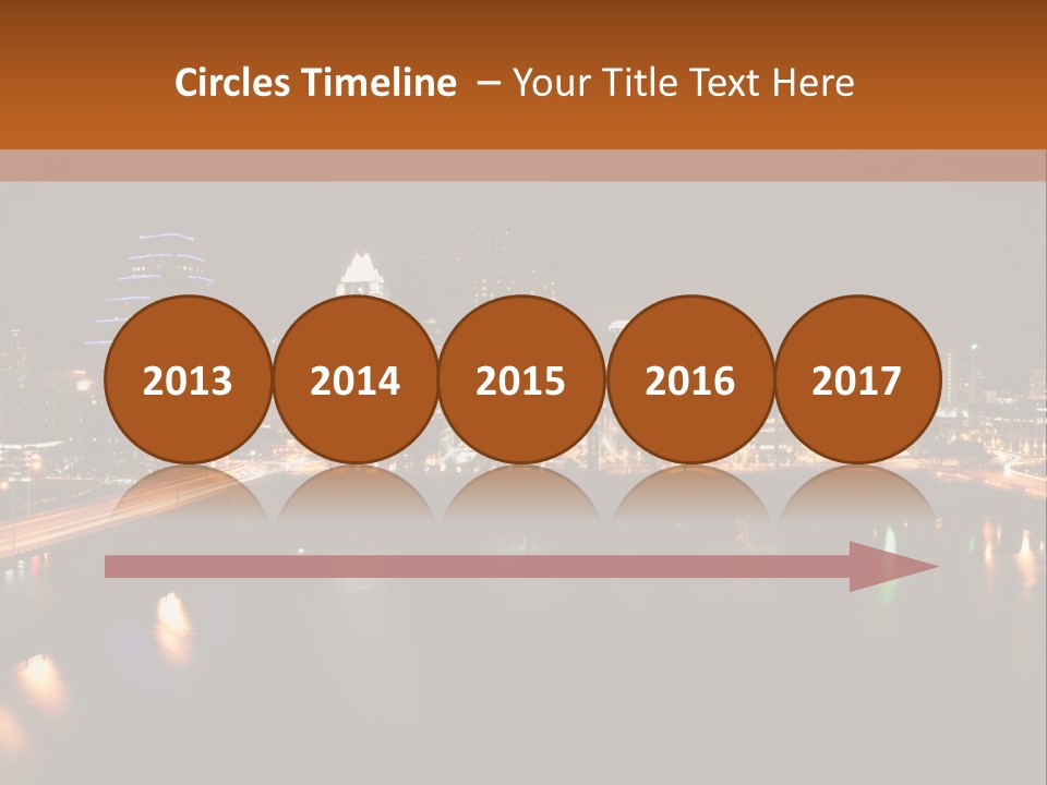 Cityscape Metropolis Lifestyle PowerPoint Template