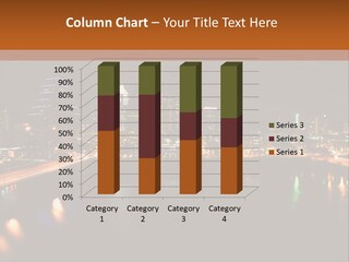 Cityscape Metropolis Lifestyle PowerPoint Template